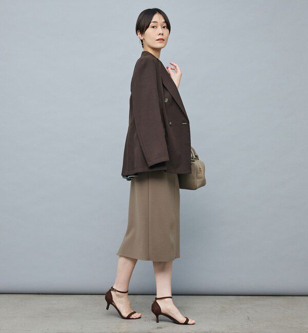 NOLLEY'S sophi「ウォッシャブルボイルシアーダブルジャケット」|テーラードジャケット|