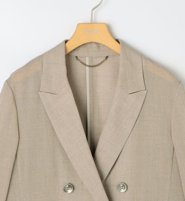NOLLEY'S sophi「ウォッシャブルボイルシアーダブルジャケット」|テーラードジャケット|