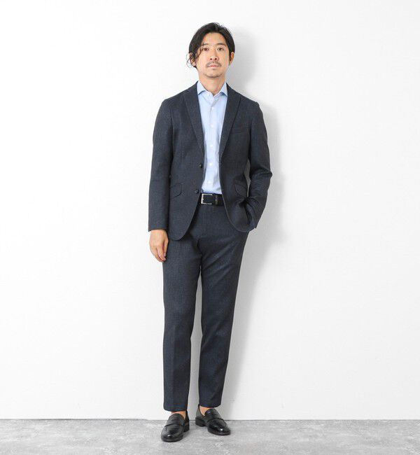 NOLLEY'S goodman「《ビジカジ/セットアップ対応》ポンチジャージJKT」|テーラードジャケット|