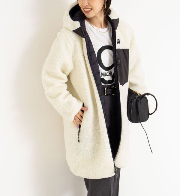 NOLLEY'S「◇【WEB限定】【TAION/タイオン】別注ボア&times;ダウンフードコート(リバーシブル) 」|ダウン|