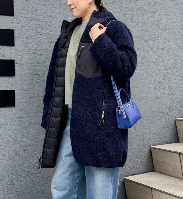 NOLLEY'S「◇【WEB限定】【TAION/タイオン】別注ボア&times;ダウンフードコート(リバーシブル) 」|ダウン|