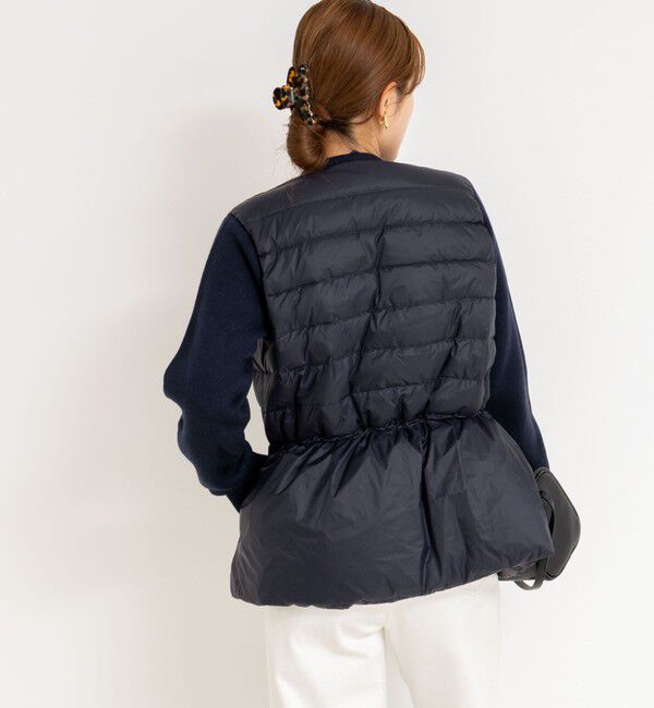 NOLLEY'S「【TAION/タイオン】別注ニットコンビダウンジャケット」|ダウン|