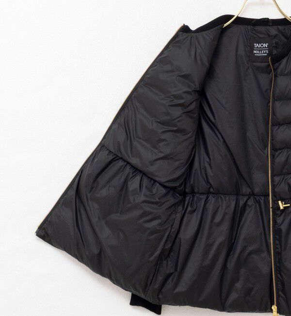 NOLLEY'S「【TAION/タイオン】別注ニットコンビダウンジャケット」|ダウン|