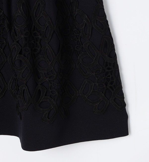 NOLLEY'S「レース付きペプラムベスト」|ベスト・ジレ|