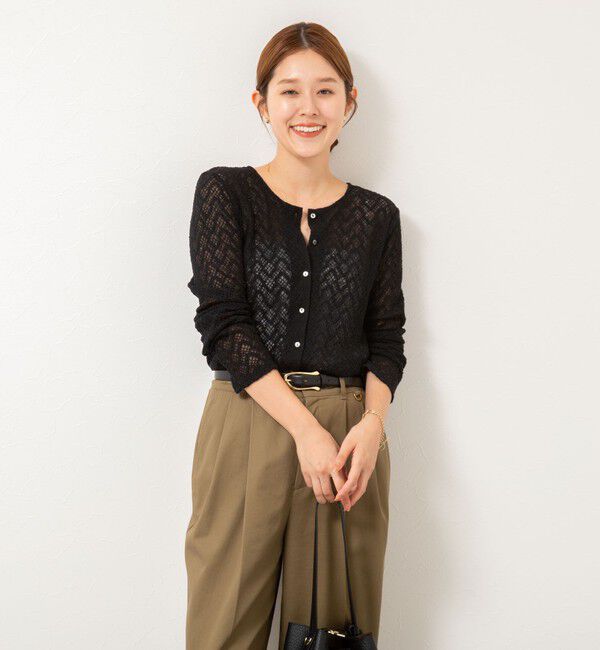 NOLLEY'S「2WAYレースカーディガン」|カーディガン|