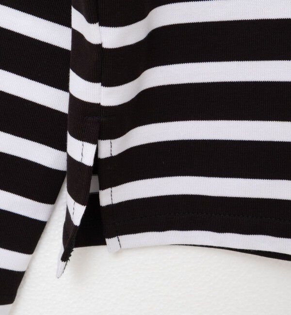 Rie Miller「BIGマリンボーダーボートネックプルオーバーカットソー」|Tシャツ・カットソー|