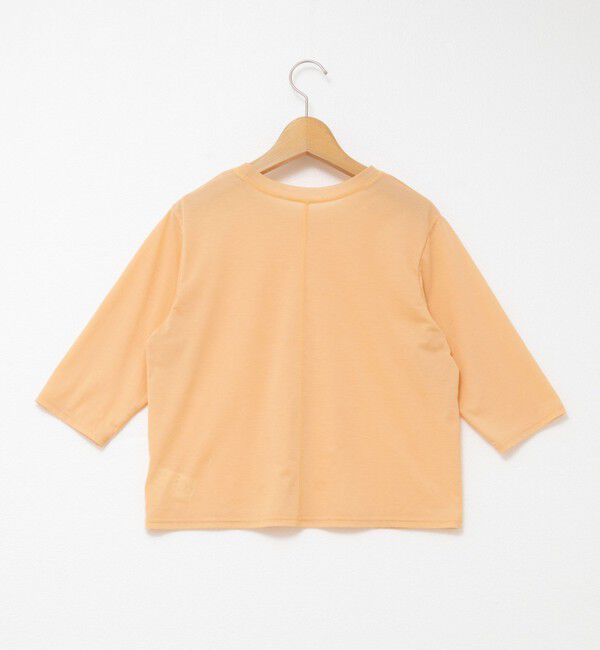 NOLLEY'S「綿ナイロンシアー6分袖プルオーバーカットソー」|Tシャツ・カットソー|