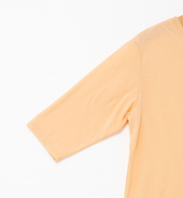 NOLLEY'S「綿ナイロンシアー6分袖プルオーバーカットソー」|Tシャツ・カットソー|