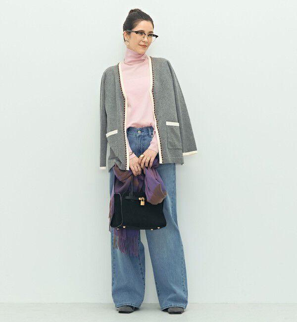 NOLLEY'S「《手洗い可能》《アンサンブル対応》18G天竺ハイネックプルオーバーニット」|ニット・セーター|