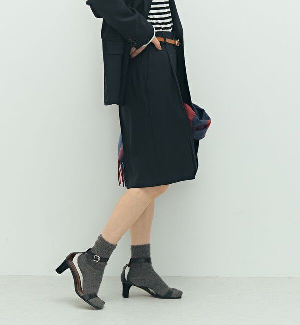 NOLLEY'S「《セットアップ対応》ウォッシャブルウール調ストレッチハーフパンツ」|その他|