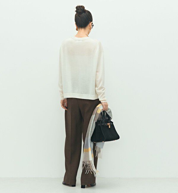 NOLLEY'S「《セットアップ対応》ウォッシャブルウール調セミワイドパンツ」|その他|