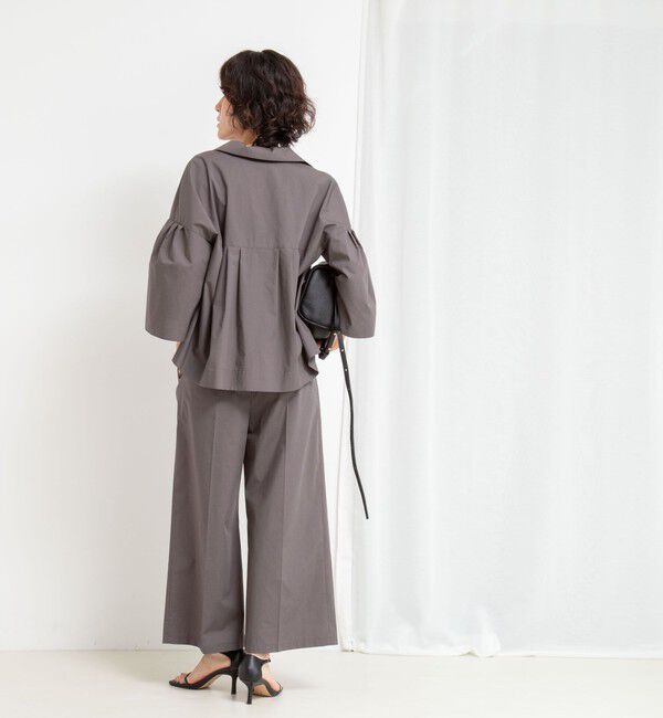 NOLLEY'S「《セットアップ対応》クロップドワイドパンツ」|その他|