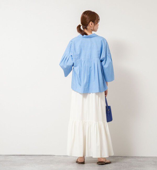 NOLLEY'S「《セットアップ対応》袖フレアボリュームシャツ」|シャツ・ブラウス|