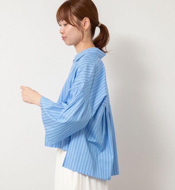 NOLLEY'S「《セットアップ対応》袖フレアボリュームシャツ」|シャツ・ブラウス|