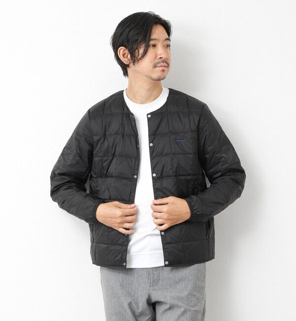 NOLLEY'S goodman「【TAION/タイオン】別注クジラ刺繍CREW NECK BUTTON DOWN JACKET」|ダウン|