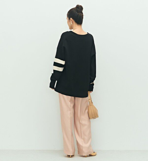 NOLLEY'S「《手洗い可能》レタードVネックニットカーディガン」|カーディガン|