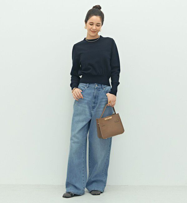 NOLLEY'S「《手洗い可能》襟レース2WAYプルオーバーニット」|ニット・セーター|