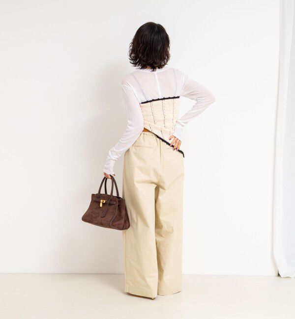 Laraaji「《手洗い可能》かぎ編み針三角ストール」|ニット・セーター|