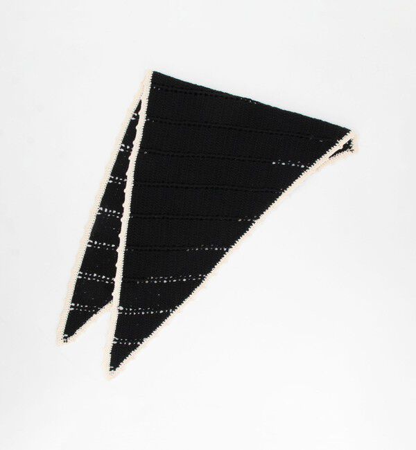 Laraaji「《手洗い可能》かぎ編み針三角ストール」|ニット・セーター|