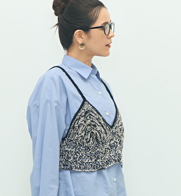 Laraaji「《手洗い可能》かぎ針編みキャミソール」|ニット・セーター|