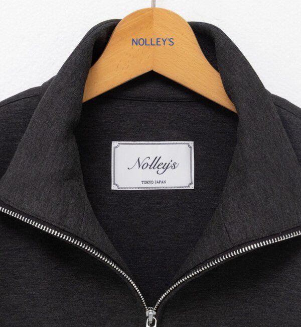 NOLLEY'S「《セットアップ対応》ウォッシャブルエアボールスタンドジップブルゾン」|ブルゾン・スタジャン|