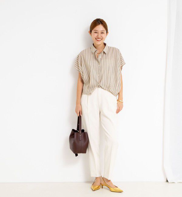 NOLLEY'S「ウォッシャブル麻調スリムパンツ」|その他|