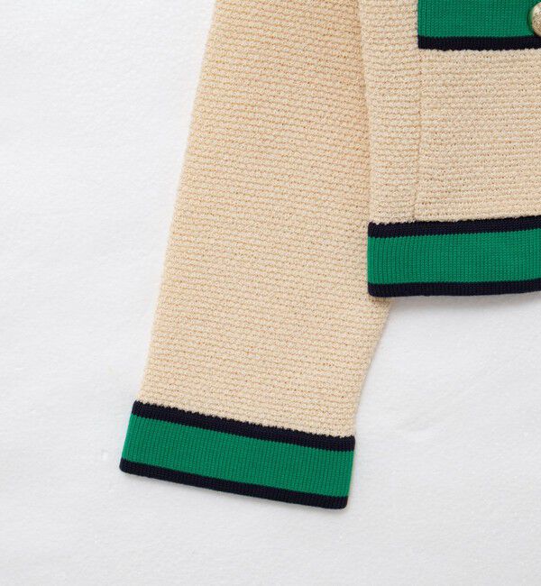 NOLLEY'S「配色ニットジャケット」|カーディガン|