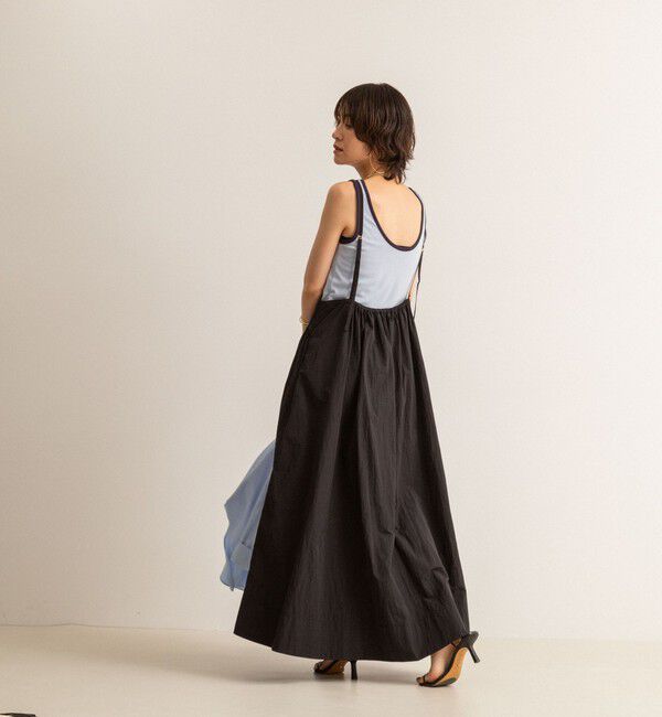 MAQWEL「【追加】【MAQWEL/マクウェル】ソフトタフタワンピース」|ワンピース|