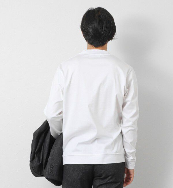 NOLLEY'S goodman「《ビジカジ対応》シルケットスムースドレスL/S V Tシャツ 25AW」|Tシャツ・カットソー|