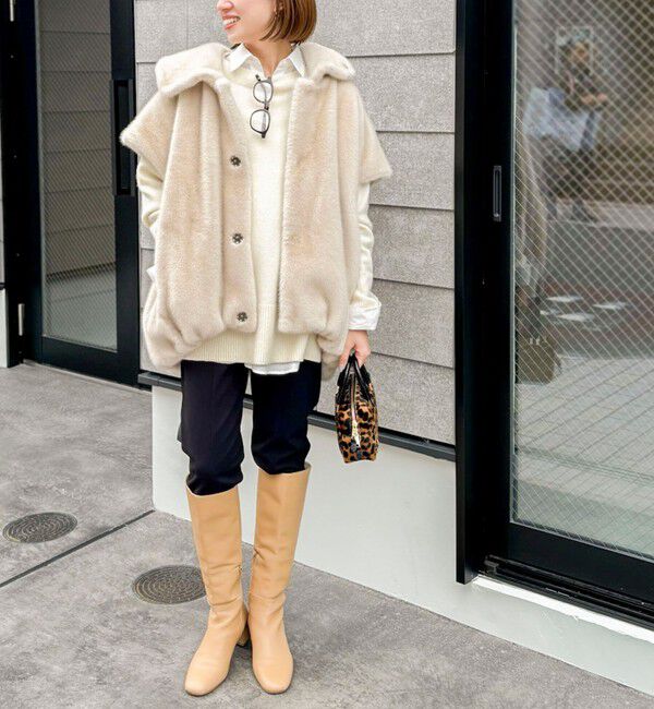 MAQWEL「【MAQWEL/マクウェル】ウォッシャブルカプリジョーゼットパンツ」|その他|