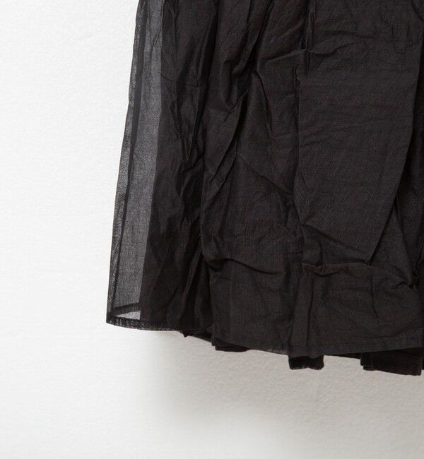 NOLLEY'S「【MARILYN MOON/マリリーンムーン】ウォッシャブルシアースターチコットンギャザースカート」|フレア|