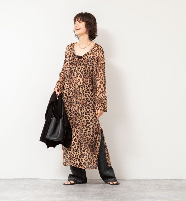 Rie Miller「カフタンシフォンワンピース」|ワンピース|