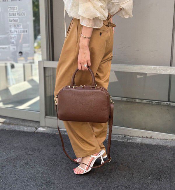 NOLLEY'S「スクエアスリムボストン」|ボストンバッグ|