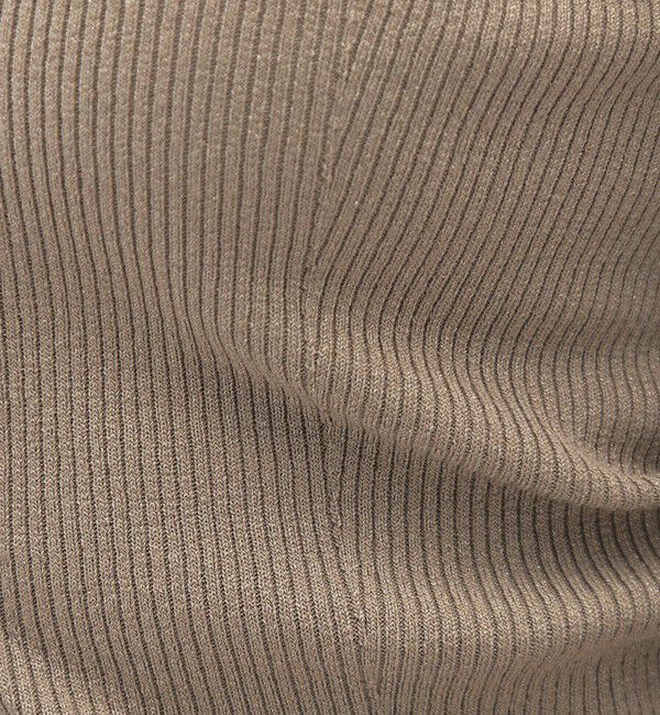 NOLLEY'S「《手洗い可能》リブ斜め柄Vネックカーディガン」|カーディガン|