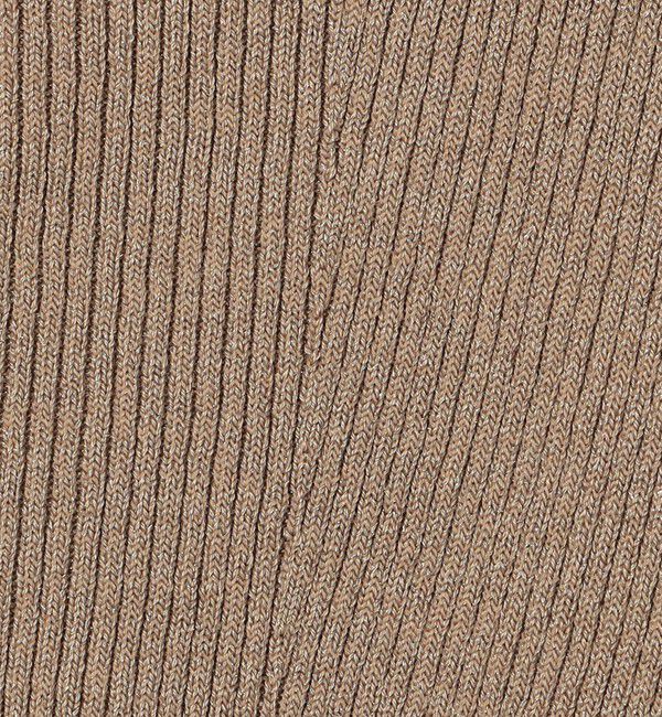 NOLLEY'S「《手洗い可能》リブ斜め柄Vネックカーディガン」|カーディガン|