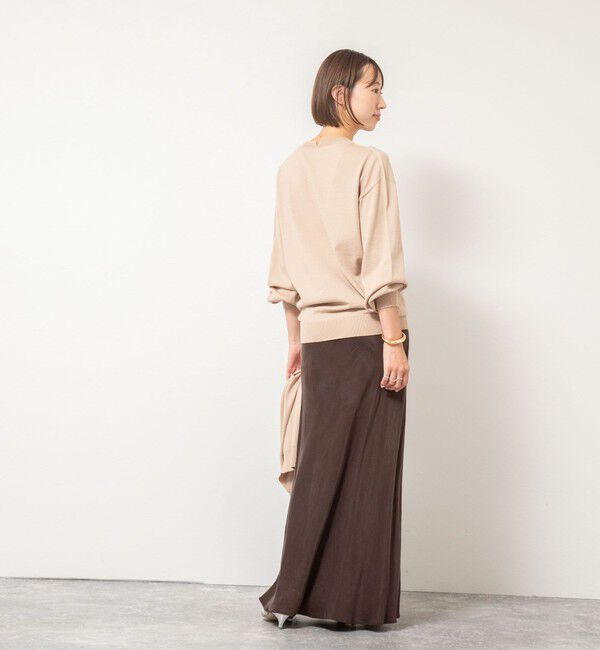 NOLLEY'S「《手洗い可能》《アンサンブル対応》バウンドウールクルーネックプルオーバー」|ニット・セーター|