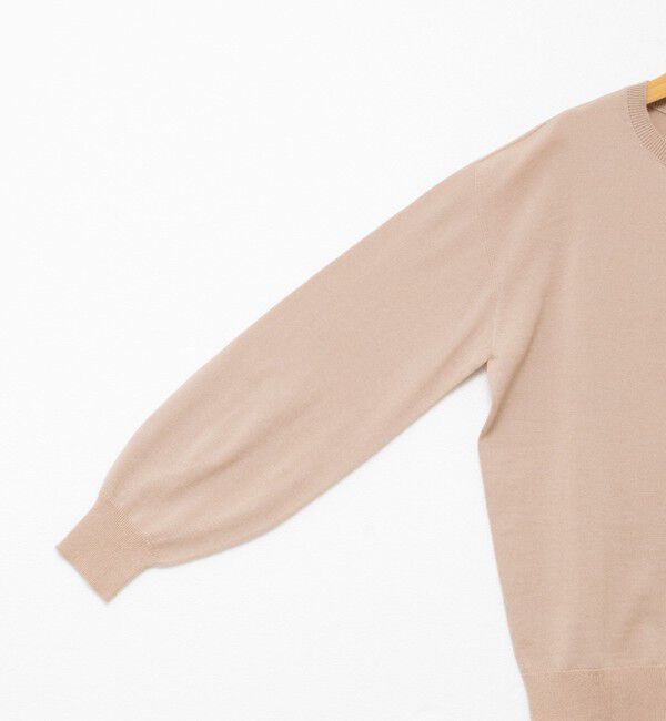 NOLLEY'S「《手洗い可能》《アンサンブル対応》バウンドウールクルーネックプルオーバー」|ニット・セーター|