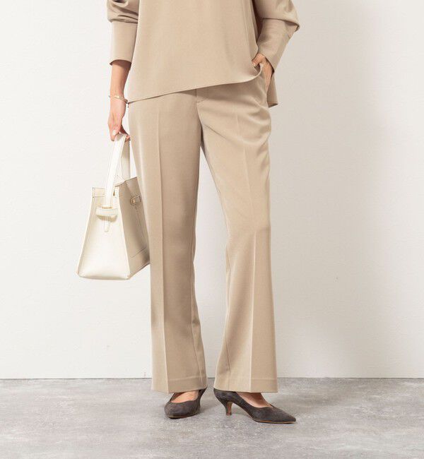 NOLLEY'S「《セットアップ対応》ウォッシャブルストレッチギャババックスリットパンツ」|その他|