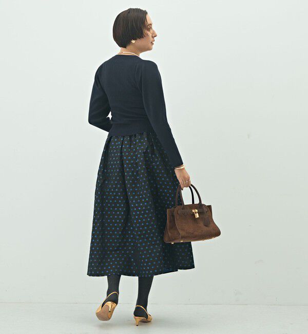 NOLLEY'S「《手洗い可能》リブパフスリーブプルオーバーニット」|ニット・セーター|