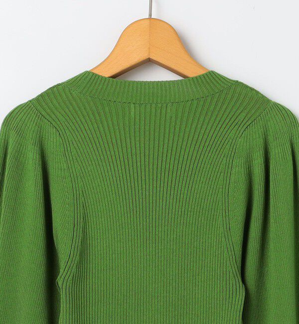 NOLLEY'S「《手洗い可能》リブパフスリーブプルオーバーニット」|ニット・セーター|