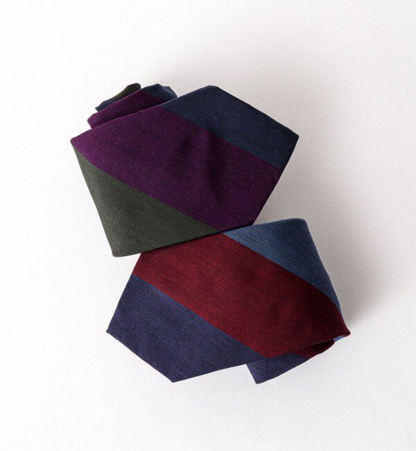 NOLLEY'S goodman「BBC スリーステップストライプネクタイ 25AWコレクション」|ネクタイ・蝶ネクタイ|