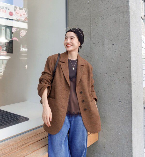 MAQWEL「【MAQWEL/マクウェル】オーバージャケット」|テーラードジャケット|