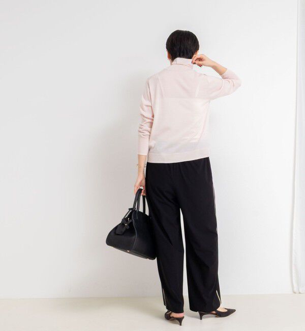 NOLLEY'S sophi「《手洗い可能》18Gウール100%ハイネックプルオーバー」|ニット・セーター|