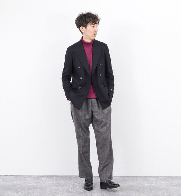 NOLLEY'S goodman「《ビジカジ対応》尾州 WOOL W JACKET 25AW」|テーラードジャケット|