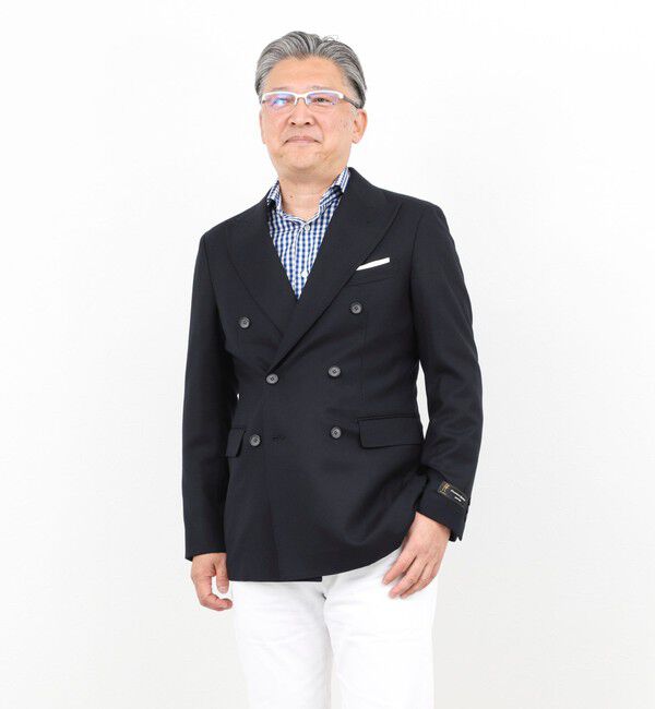 NOLLEY'S goodman「《ビジカジ対応》尾州 WOOL W JACKET 25AW」|テーラードジャケット|