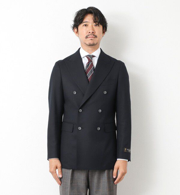 NOLLEY'S goodman「《ビジカジ対応》尾州 WOOL W JACKET 25AW」|テーラードジャケット|