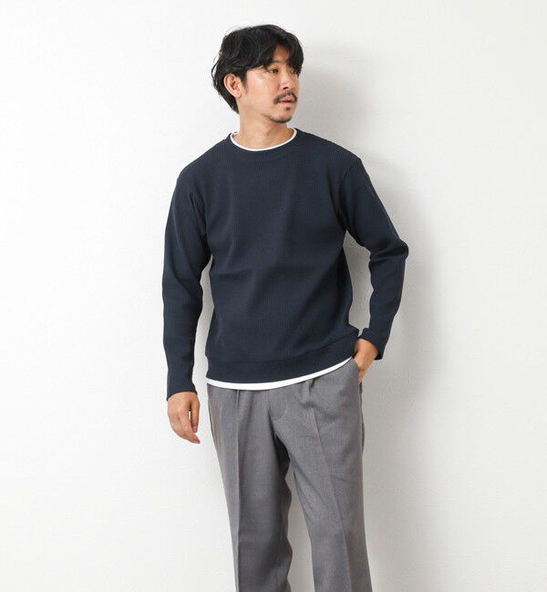 NOLLEY'S goodman「【IRM】《吸水速乾/UVカット》ワッフルダブルカラー LS Tee 25AW」|Tシャツ・カットソー|