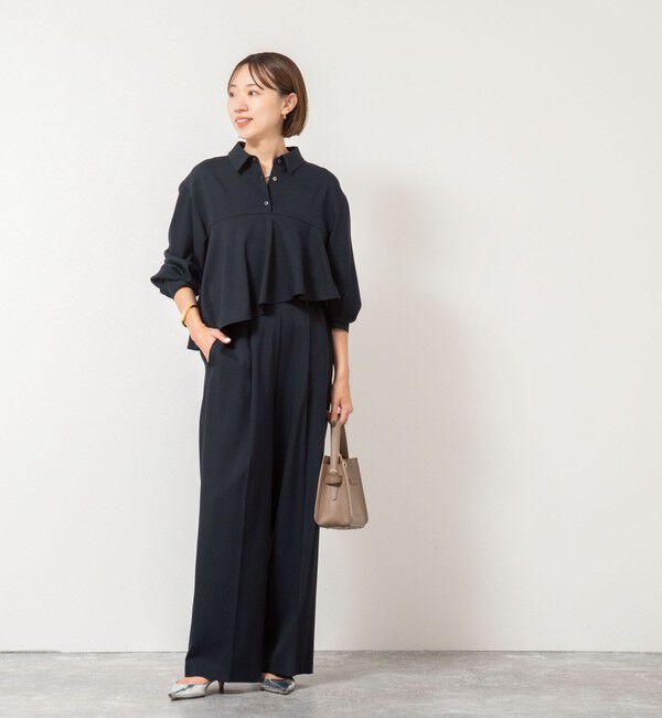 NOLLEY'S「【一部WEB限定色アイテム】ウォッシャブルウエストゴムセミワイドパンツ」|その他|