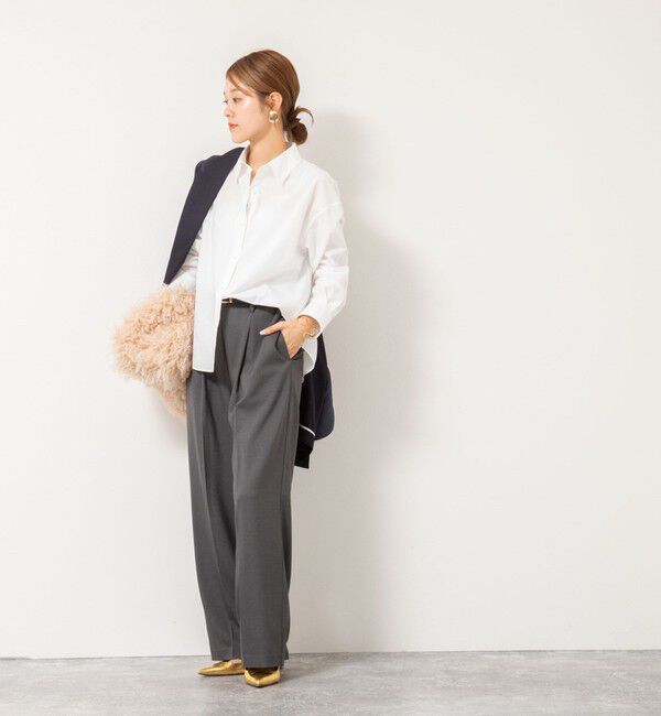 NOLLEY'S「【一部WEB限定色アイテム】ウォッシャブルウエストゴムセミワイドパンツ」|その他|