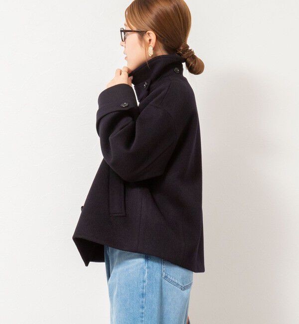 NOLLEY'S「ウールカシミヤダブルブレストコート」|ピーコート|